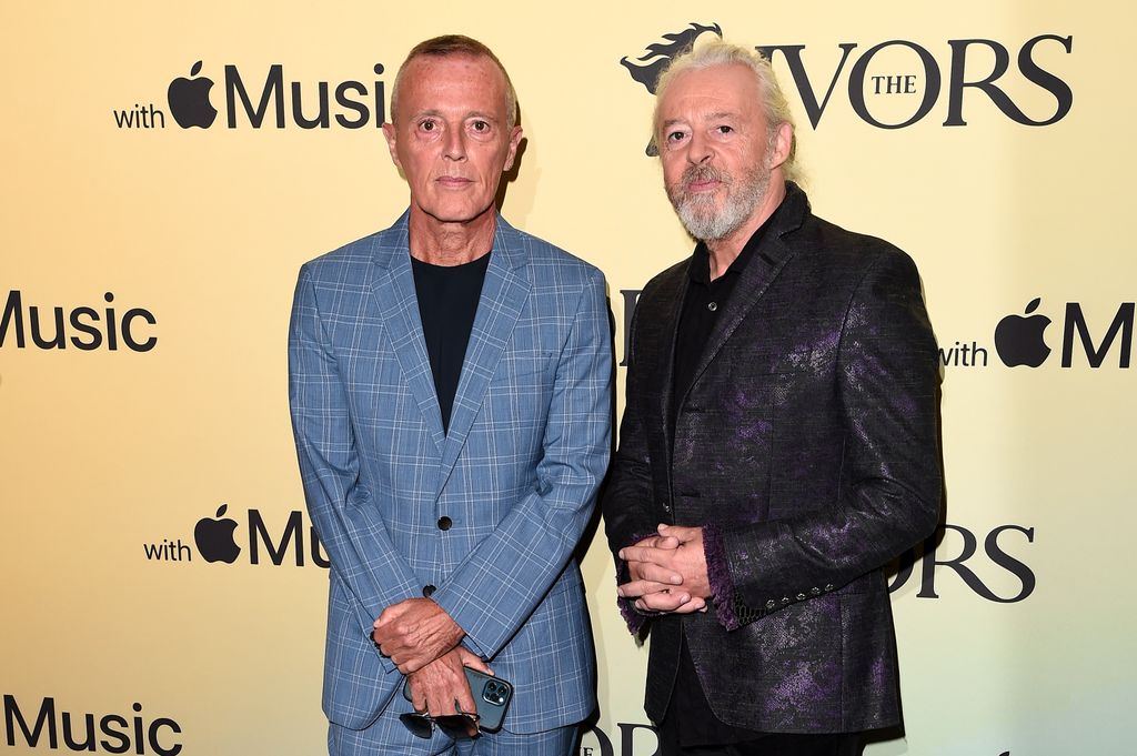 LONDON, ENGLAND - SEPTEMBER 21:  Curt Smith and Roland Orzabel from Tears For Fears attend the Ivor Novello Awards 2021 at Grosvenor House on September 21, 2021 in London, England. (Photo by Eamonn M. McCormack/Getty Images)