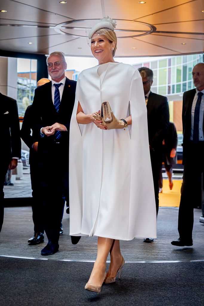 Queen Maxima of The Netherlands visits the Princess Maxima Center for Pediatric Oncology on December 18, 2025 in Utrecht, Netherlands