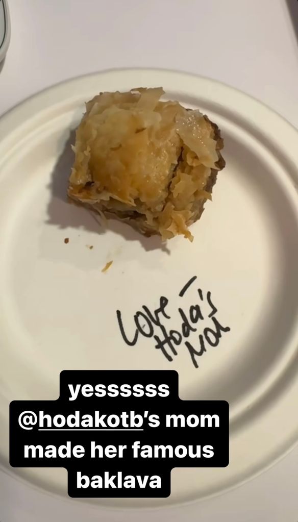 Savannah Guthrie shares a photo of a slice of baklava from co-host Hoda Kotb's mom Sammi