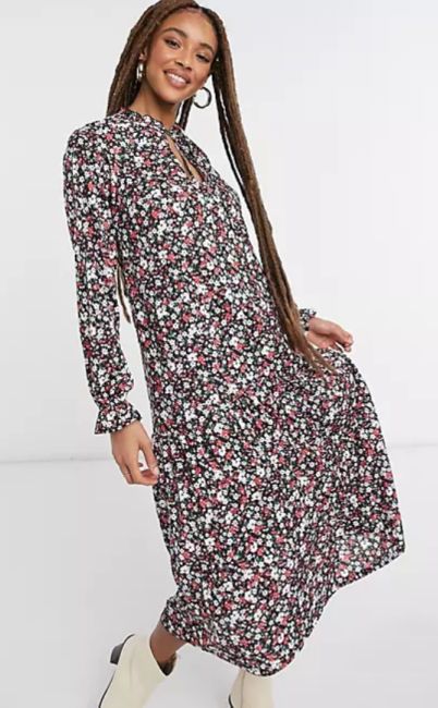 asos design floral shirt dress kate middleton