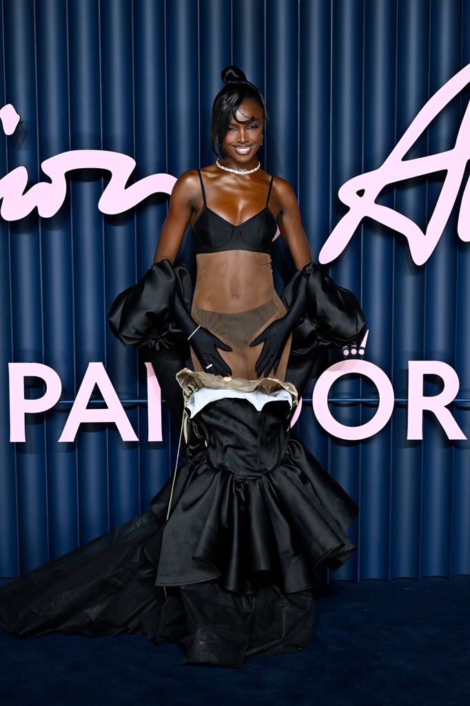 Leomie Anderson  attends The Fashion Awards 2025 presented by Pandora at the Royal Albert Hall on December 01, 2025 in London, England