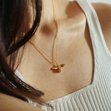 Bumblebee Necklace