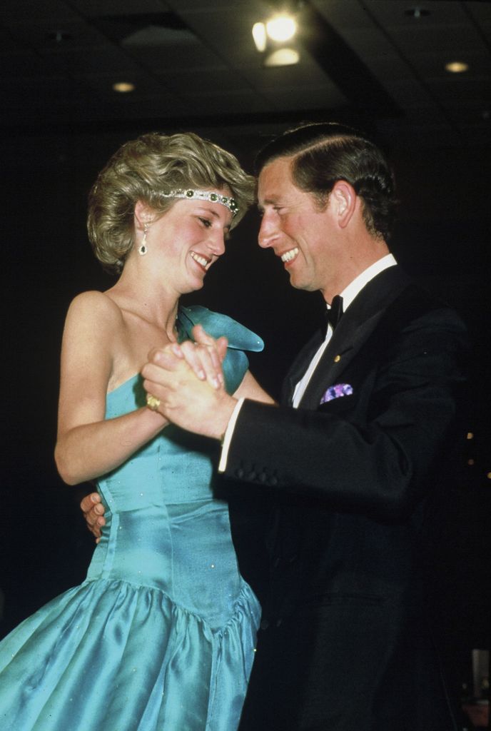 Princess Diana dancing with King Charles