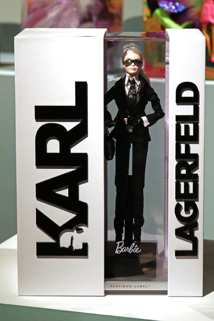 Karl Lagerfeld's Barbie doll 