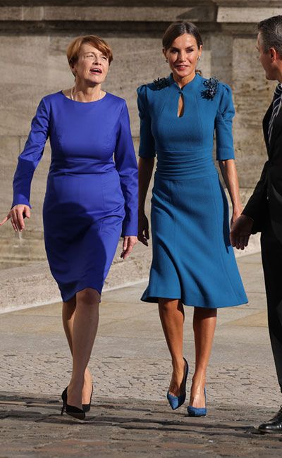 letizia blue dress