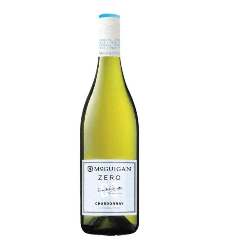 McGuigan Zero Chardonnay bottle alcohol free white wine