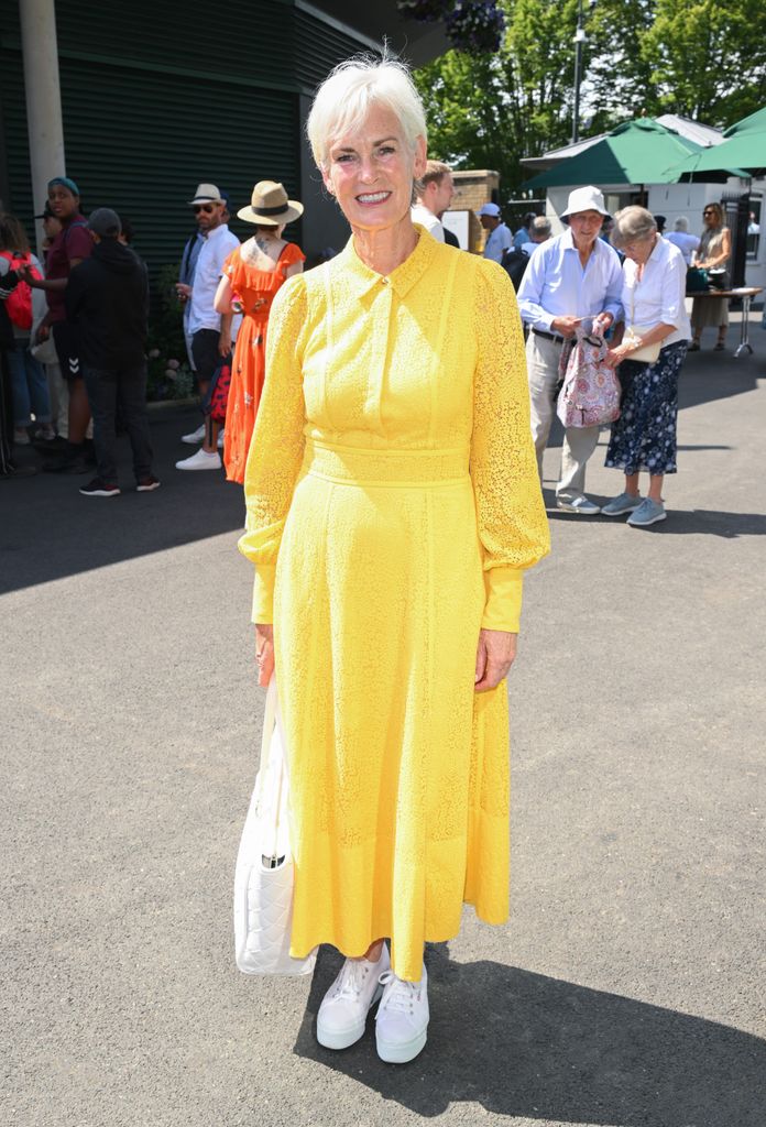 Judy Murray attends day two of Wimbledon 