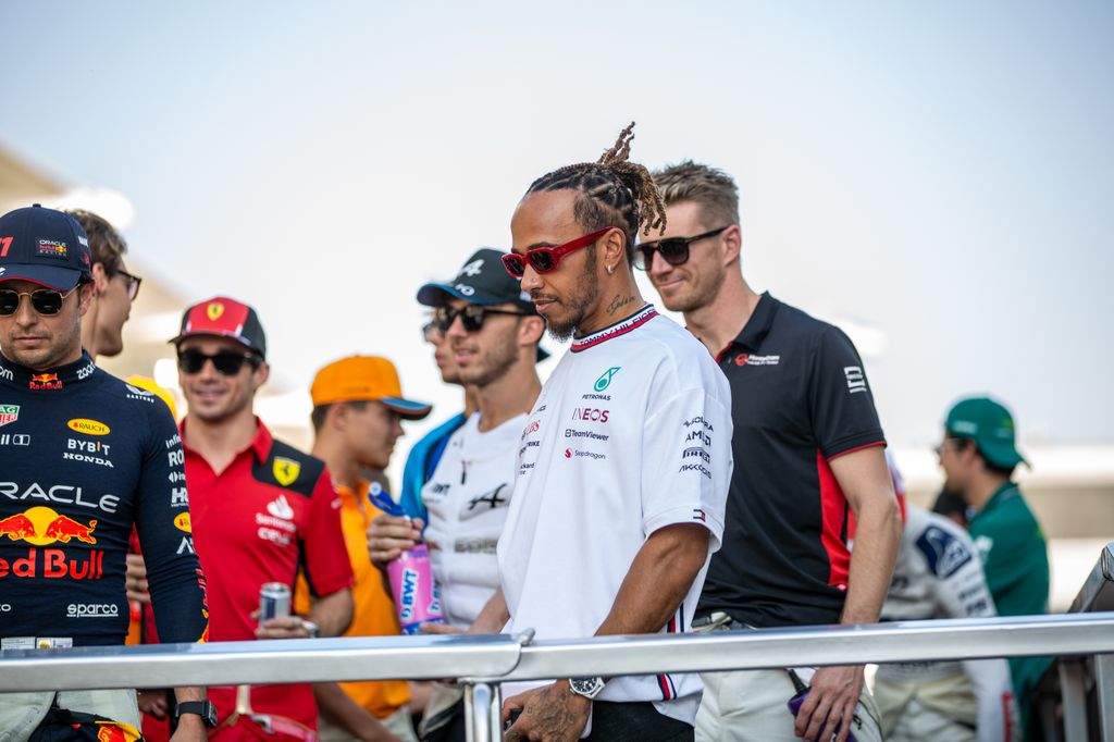 Lewis ahead of the F1 Grand Prix of Abu Dhabi 