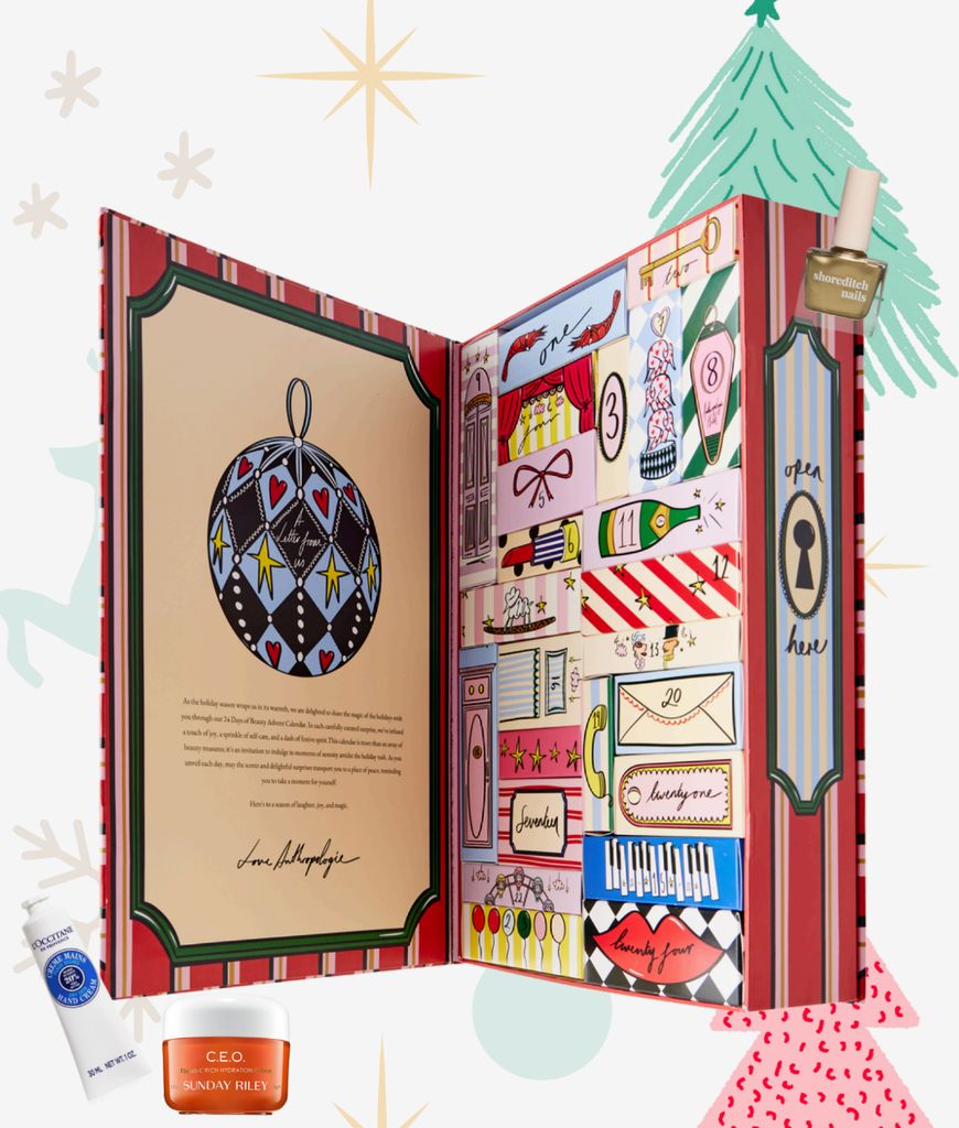 Anthropologie beauty advent calendar 