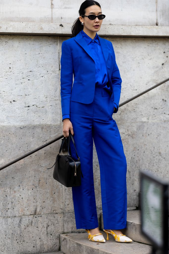 The punchy shade screams 'loud luxury'