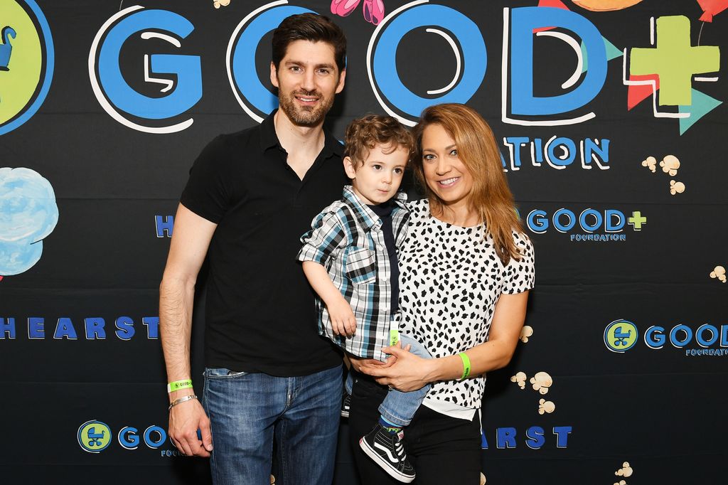 Ginger Zee with her husband Ben Aaron and their son Adrian