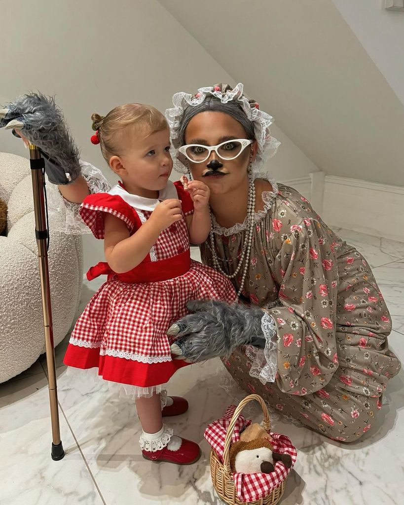 Molly Mae Hague dressed for Halloween with her daughter