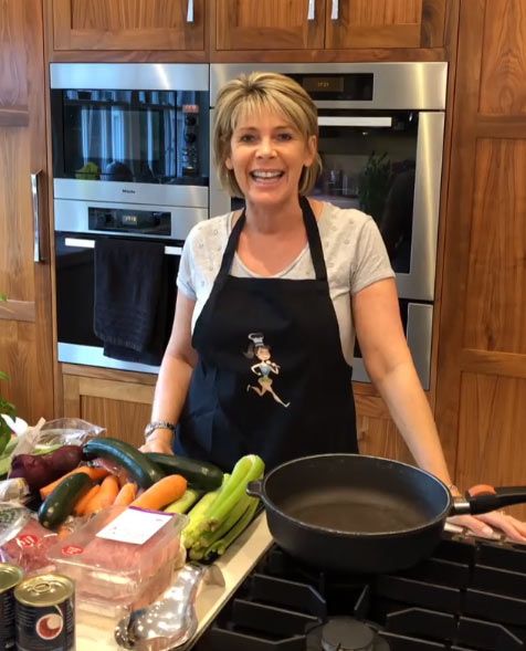 Ruth Langsford cooking