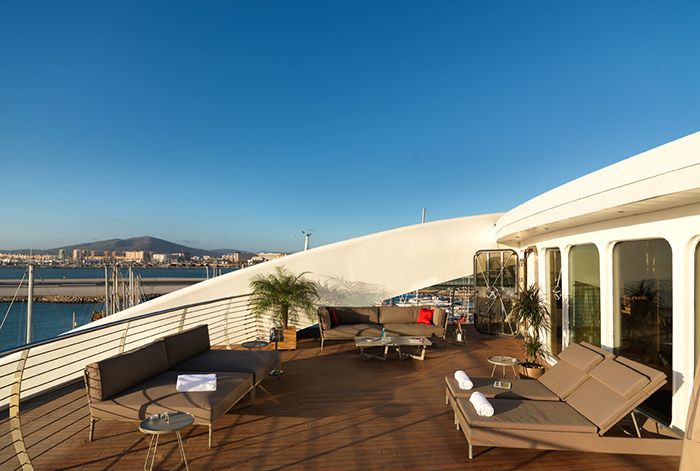 sunborn gibraltar yacht terrace