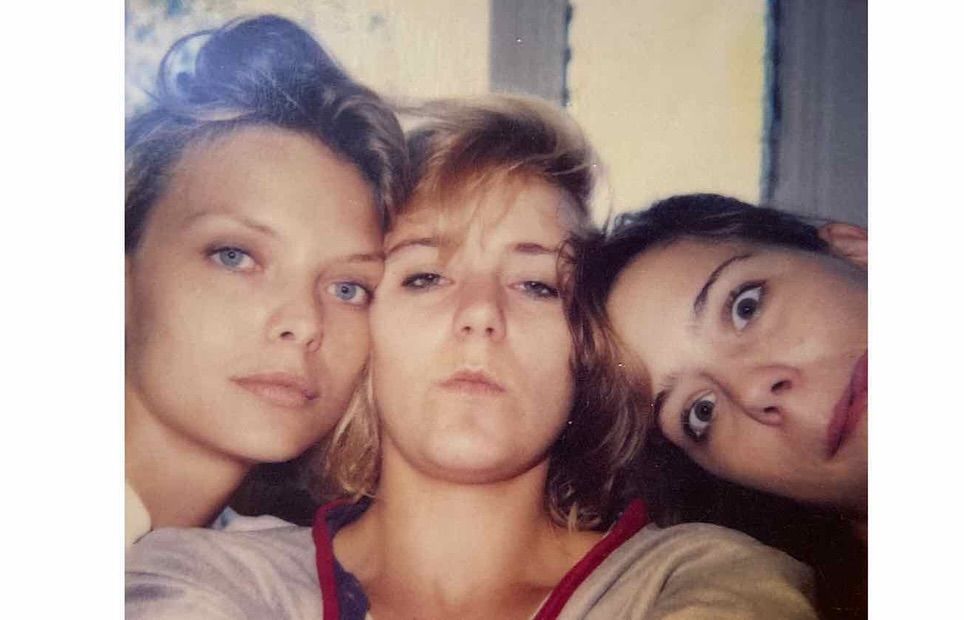 Michelle Pfeiffer with her sisters Lori and Deedee
