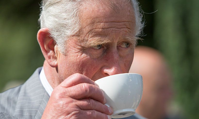 prince charles drinks tea