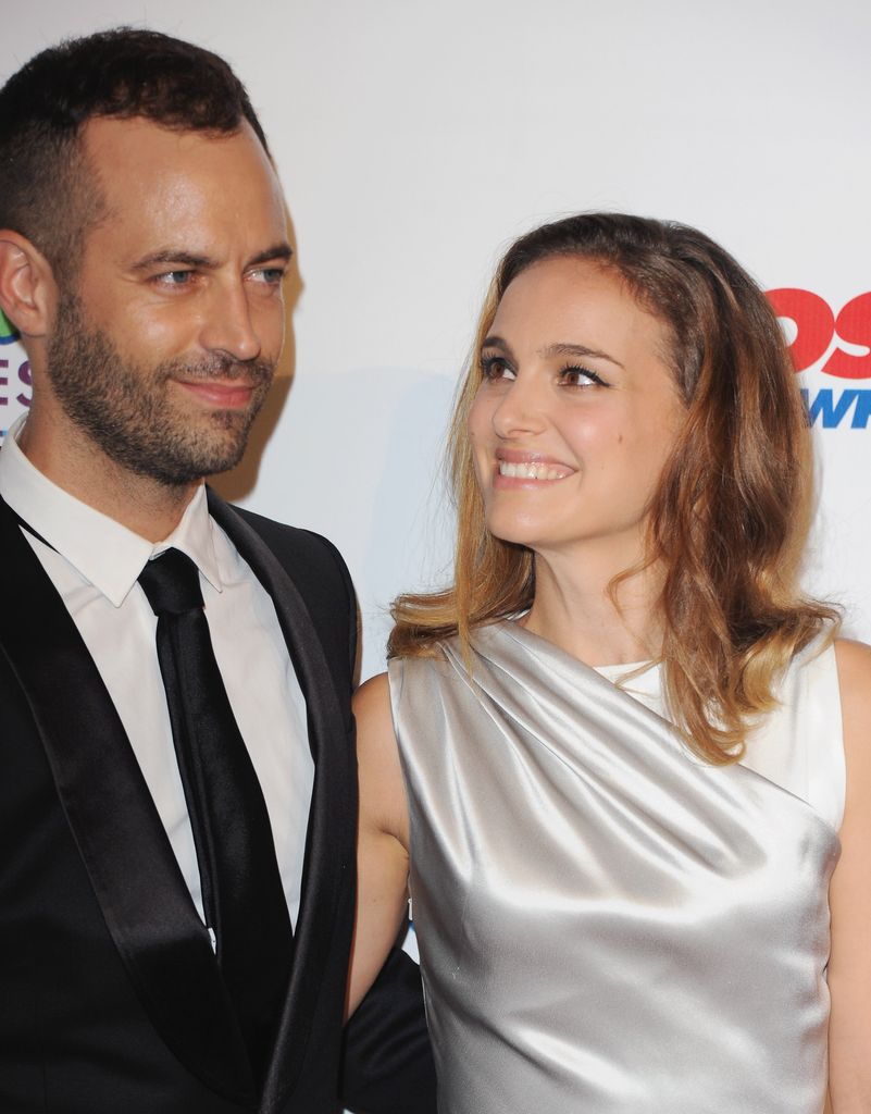 Natalie and her ex-husband Benjamin Millepied in 2014