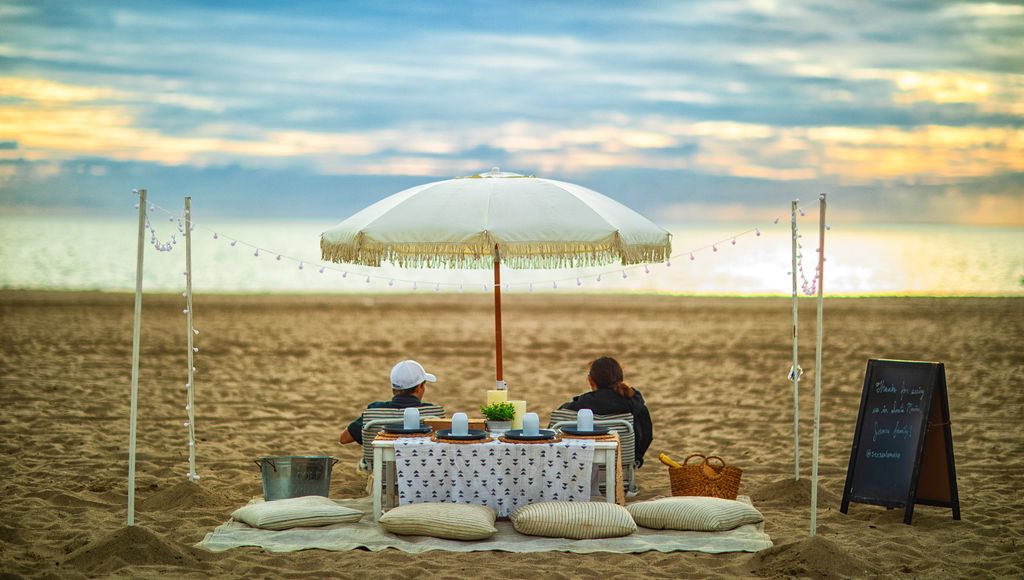 There are few better ways to watch the sunset