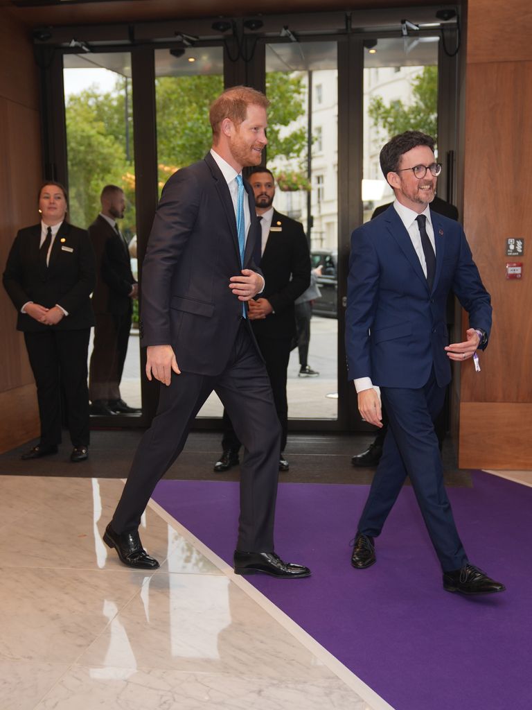 Prince Harry walking