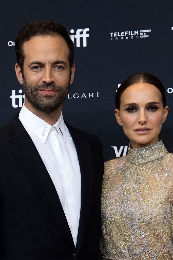 Natalie Portman and Benjamin Millepied attend the red carpet for the premiere of Carmen during the 2022 Toronto International Film Festival
