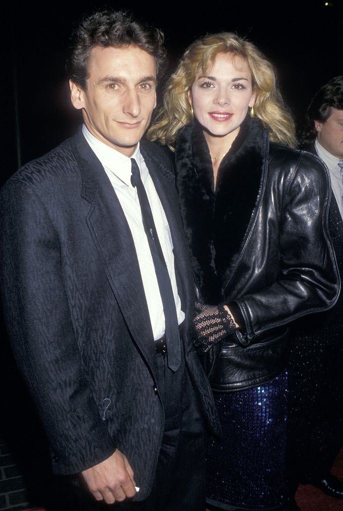 Kim Cattrall with second husband Andre J. Lyson in 1987