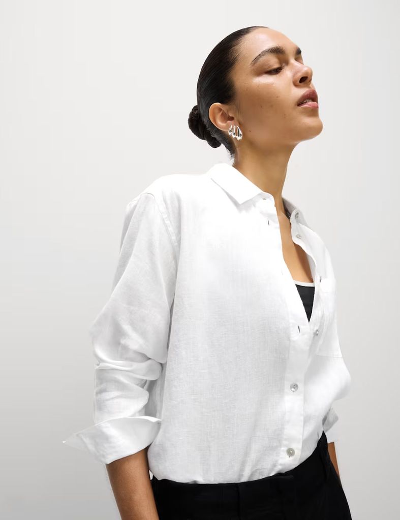 Marks & Spencer Linen Oversized Shirt