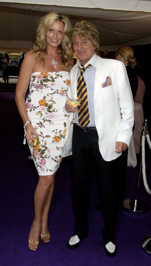 Penny Lancaster and Rod Stewart attend the Berkeley Square Ball 