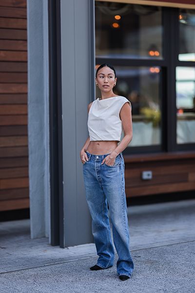 Baggy jeans outfits that are perfect for spring | HELLO!