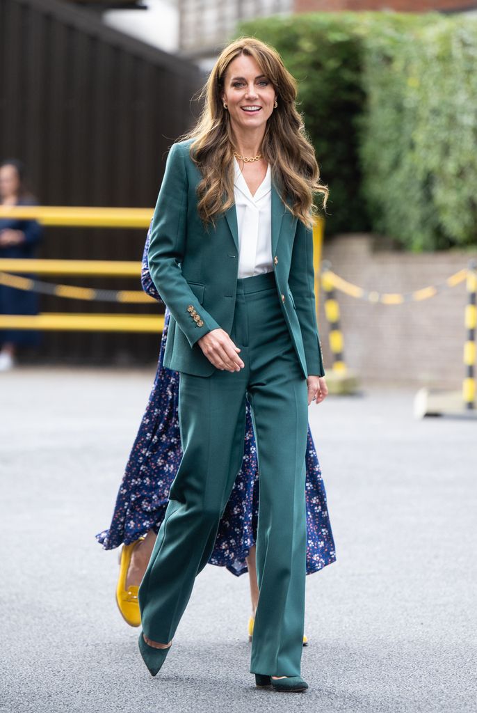 Princess Kate visits AW Hainsworth, a family-owned heritage textile mill