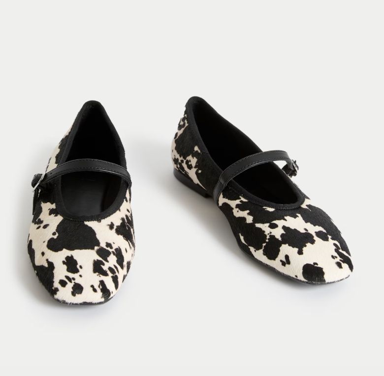 Marks and Spencer pony skin ballet shoes