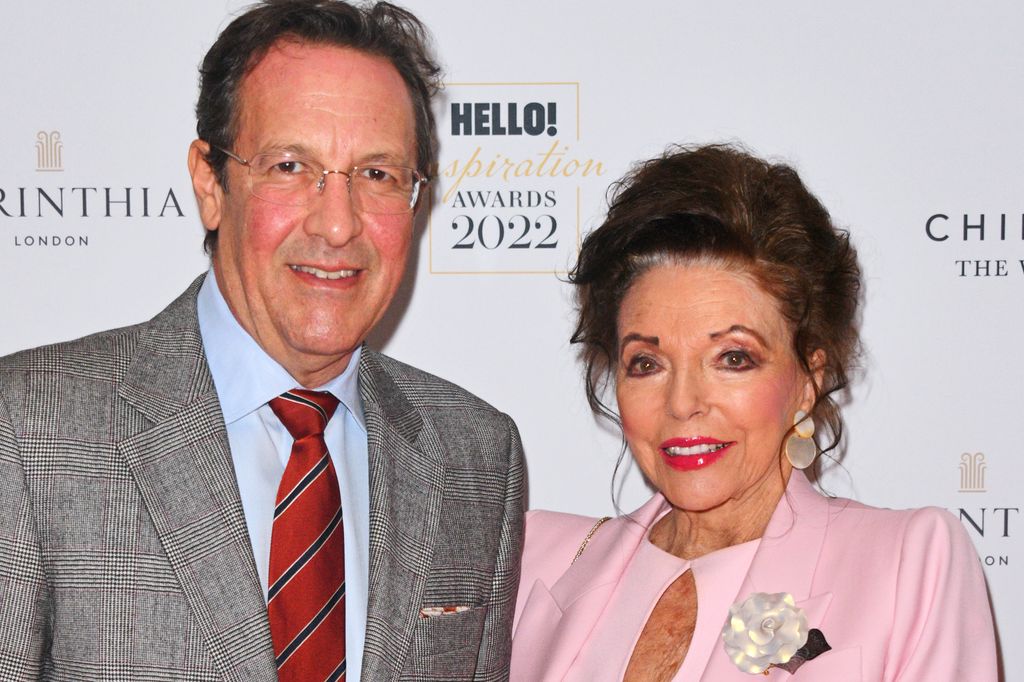 Joan Collins and Percy Gibson at HELLO! Inspiration Awards