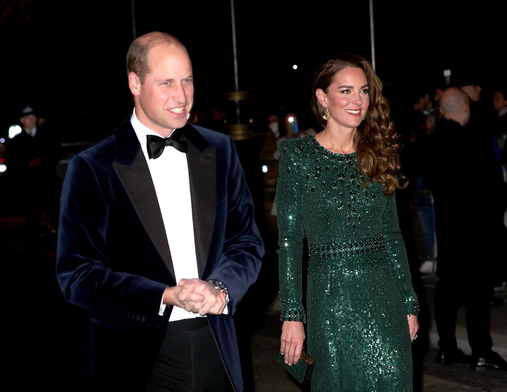 William and Kate at the Royal Variety Performance 2021