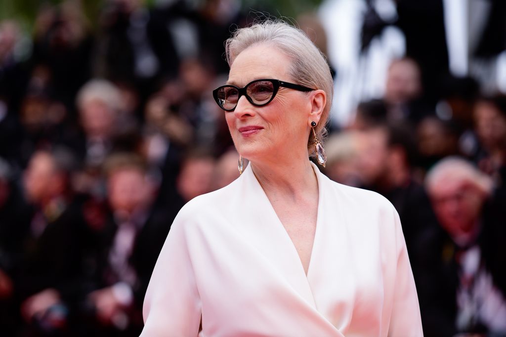 Meryl Streep attends "Le DeuxieÌme Acte" ("The Second Act") Screening & opening ceremony red carpet at the 77th annual Cannes Film Festival at Palais des Festivals on May 14, 2024 in Cannes, France.