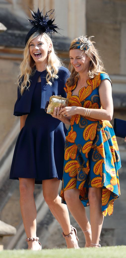 Chelsy Davy attends the wedding of Prince Harry and Meghan Markle