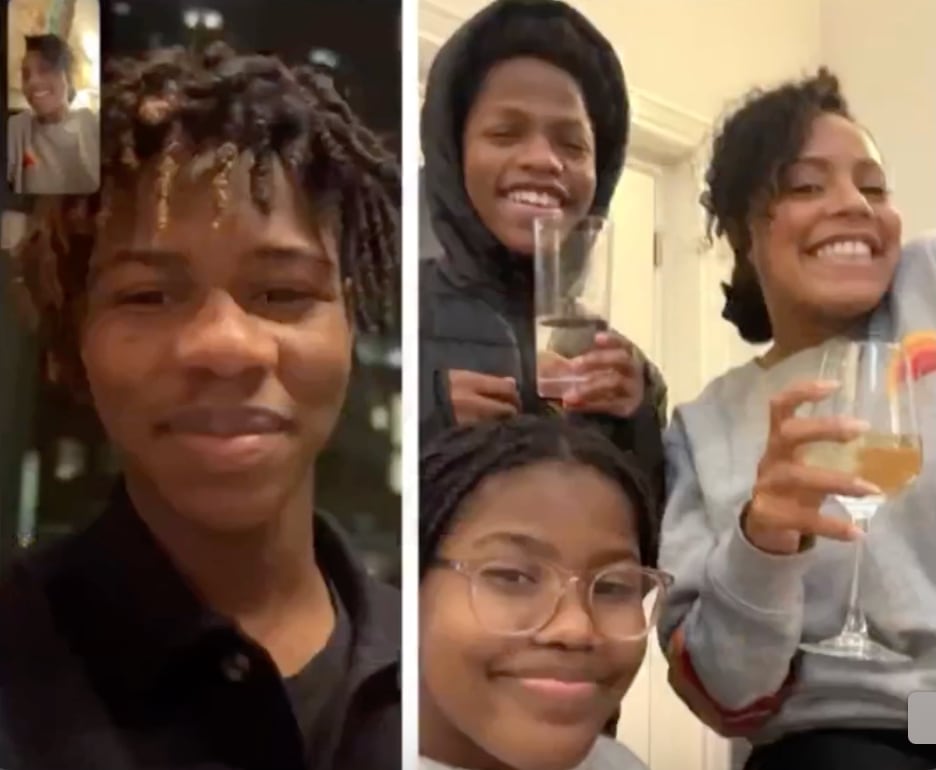 sheinelle jones facetime with children