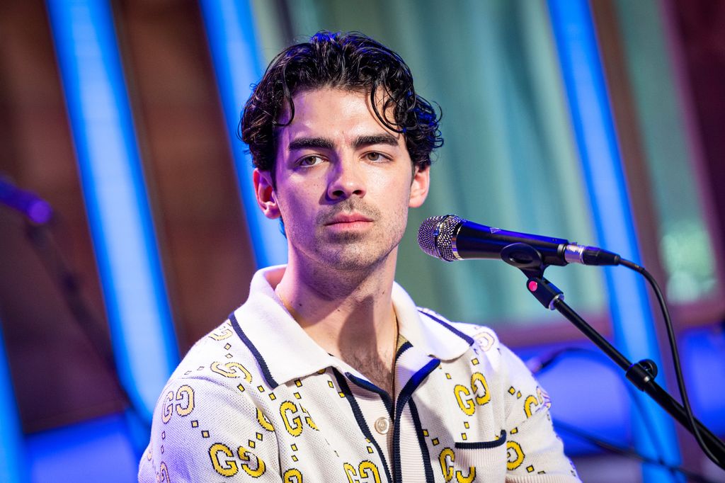 Joe Jonas of the Jonas Brothers speaks during SiriusXM Hits 1 Celebrity Session at SiriusXM Studios on May 05, 2023 in Miami Beach, Florida. (Photo by Emma McIntyre/Getty Images for SiriusXM)