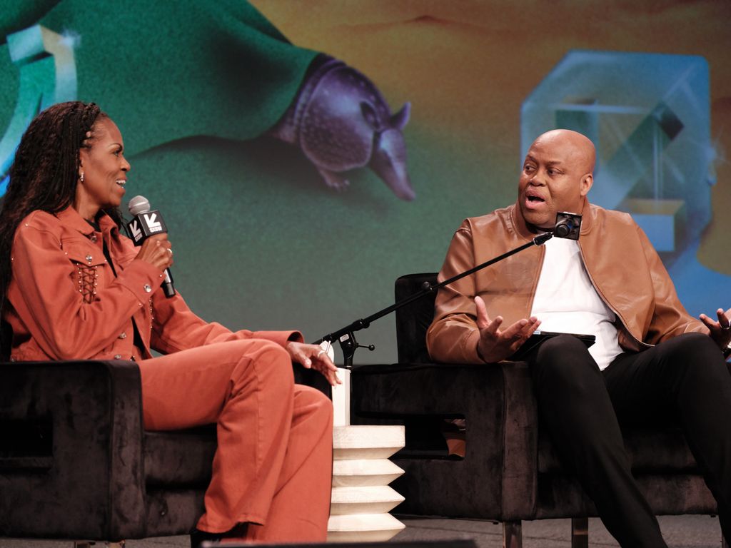 Michelle Obama, Craig Robinson at IMO Live: Michelle Obama, Craig Robinson & Dr. Laurie Santos during SXSW Conference & Festivals at the Austin Convention Center on March 13, 2025 in Austin, Texas.