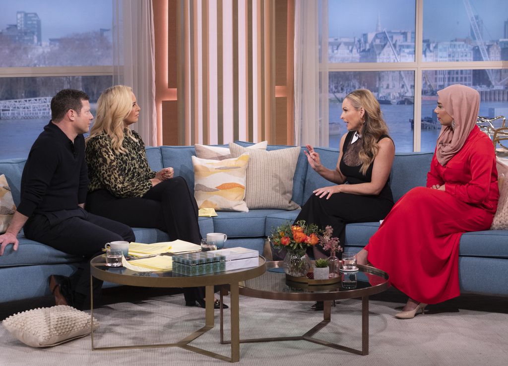 Dermot O'Leary, Josie Gibson, Mel Schilling, Dr Nighat Arif on 'This Morning' TV show
