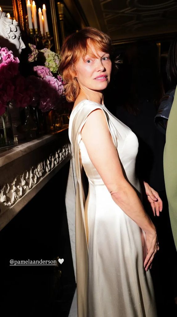 photo of pamela anderson with red hair