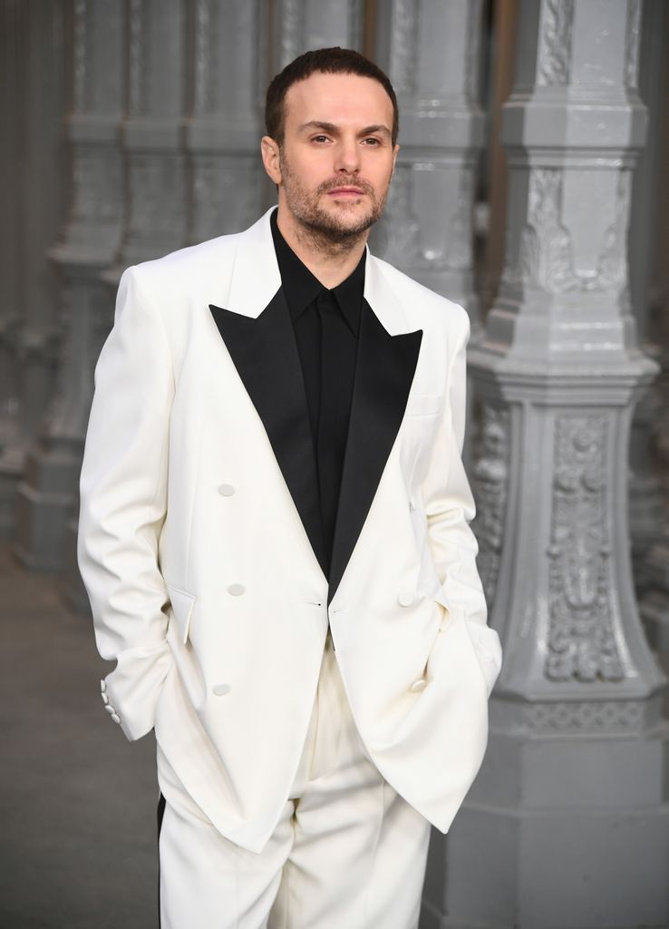 Sabato De Sarno in white suit