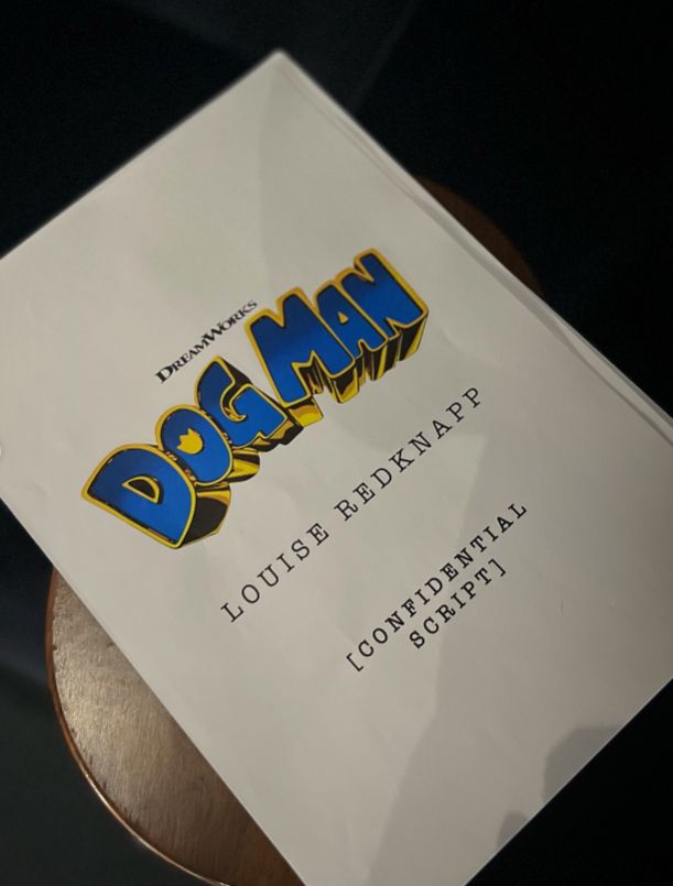 A script for the film Dog Man