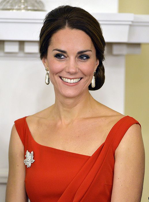 kate middleton red dress