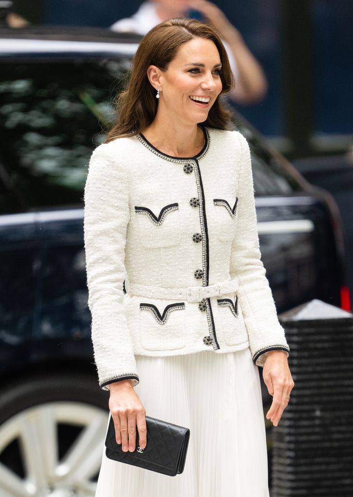 The Princess of Wales opted for a demure Chanel clutch