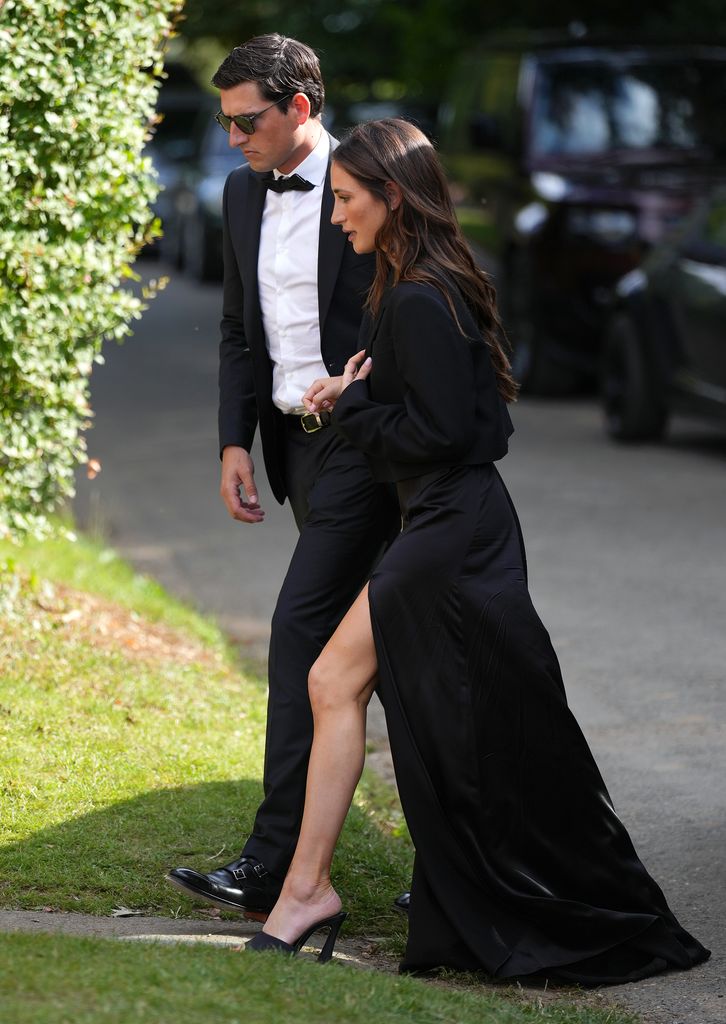 Jessica Springsteen looked stunning in a long black dress