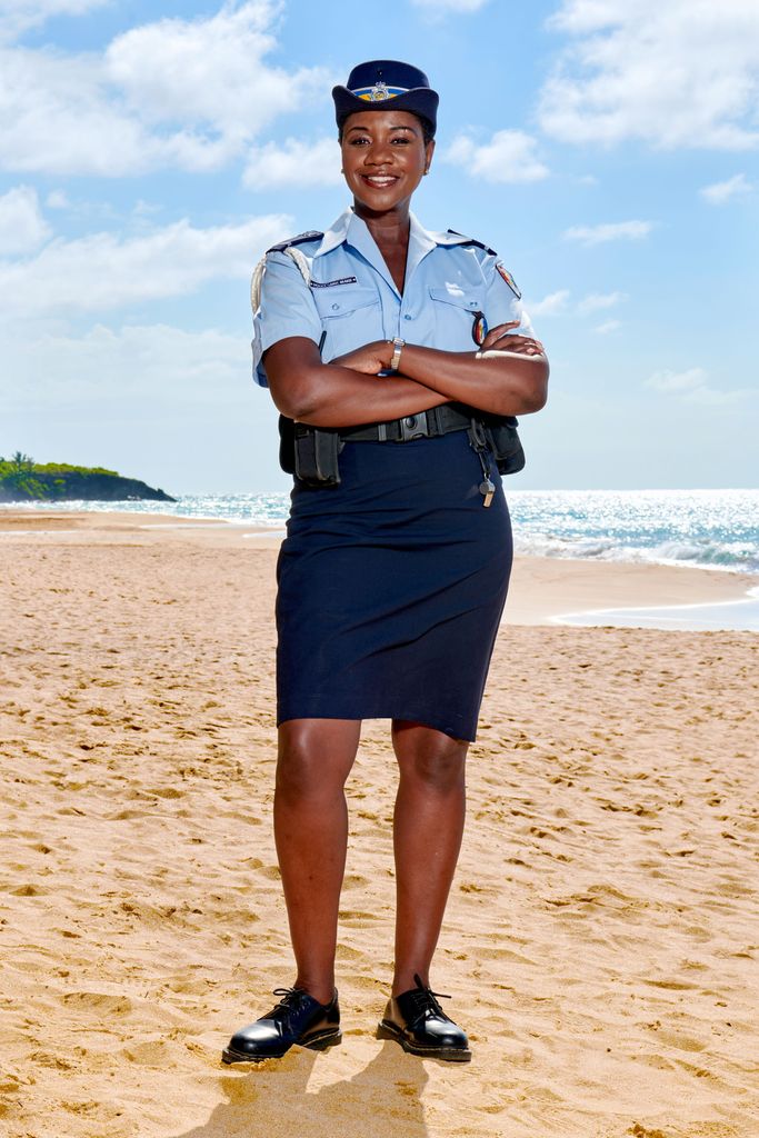 Ginny Holder as Darlene Curtis in Death in Paradise 