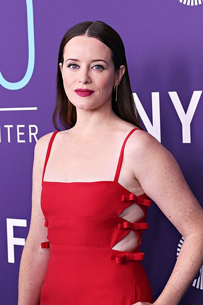 Claire Foy Red Dress Details