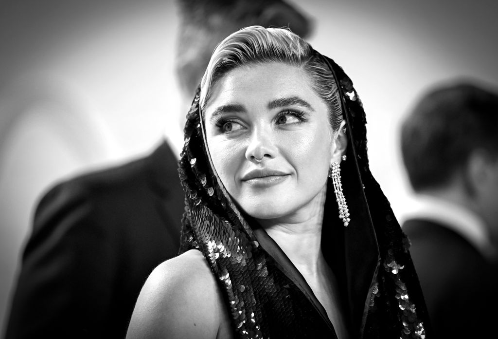 Florence Pugh attends the World Premiere of "Dune: Part Two" in Leicester Square