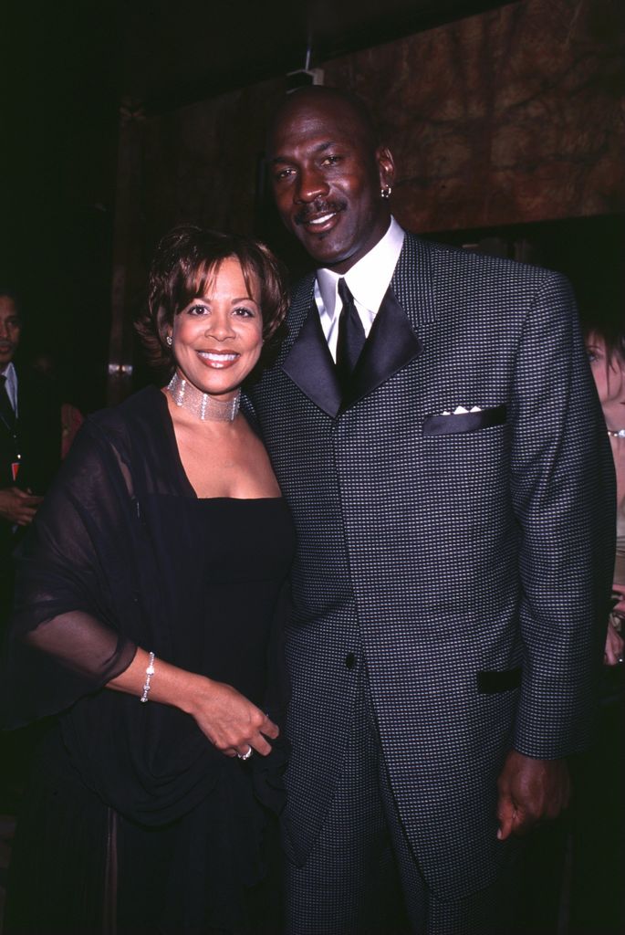 Michael Jordan (right) and Juanita Jordan during Essence Awards 2000 to be aired on Fox TV on May 25, 2000 at Radio City Music Hall in New York City, New York, United States. (Photo by KMazur/WireImage)