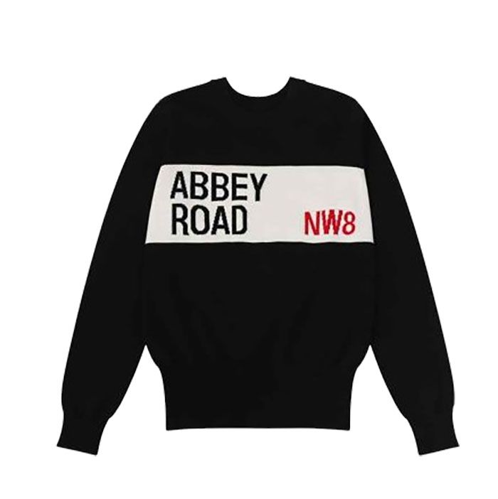Amanda Holden Joanie Abbey Road slogan jumper