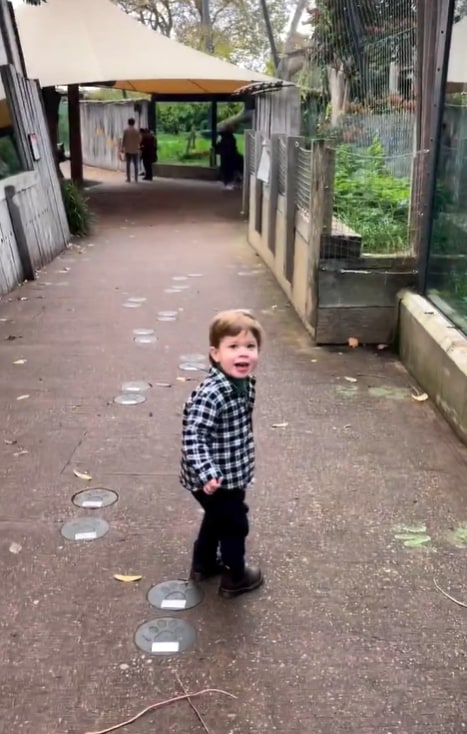 Princess Eugenie posted this adorable video of her son on her social media